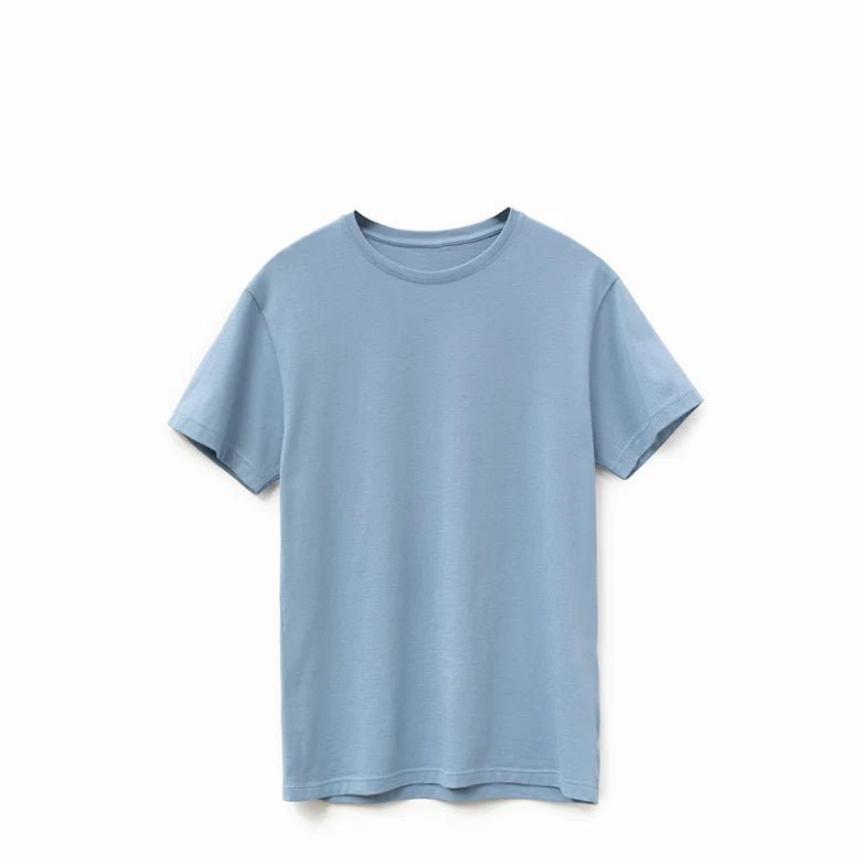 American Grown Supima® Cotton T-Shirt - Cloudy Blue