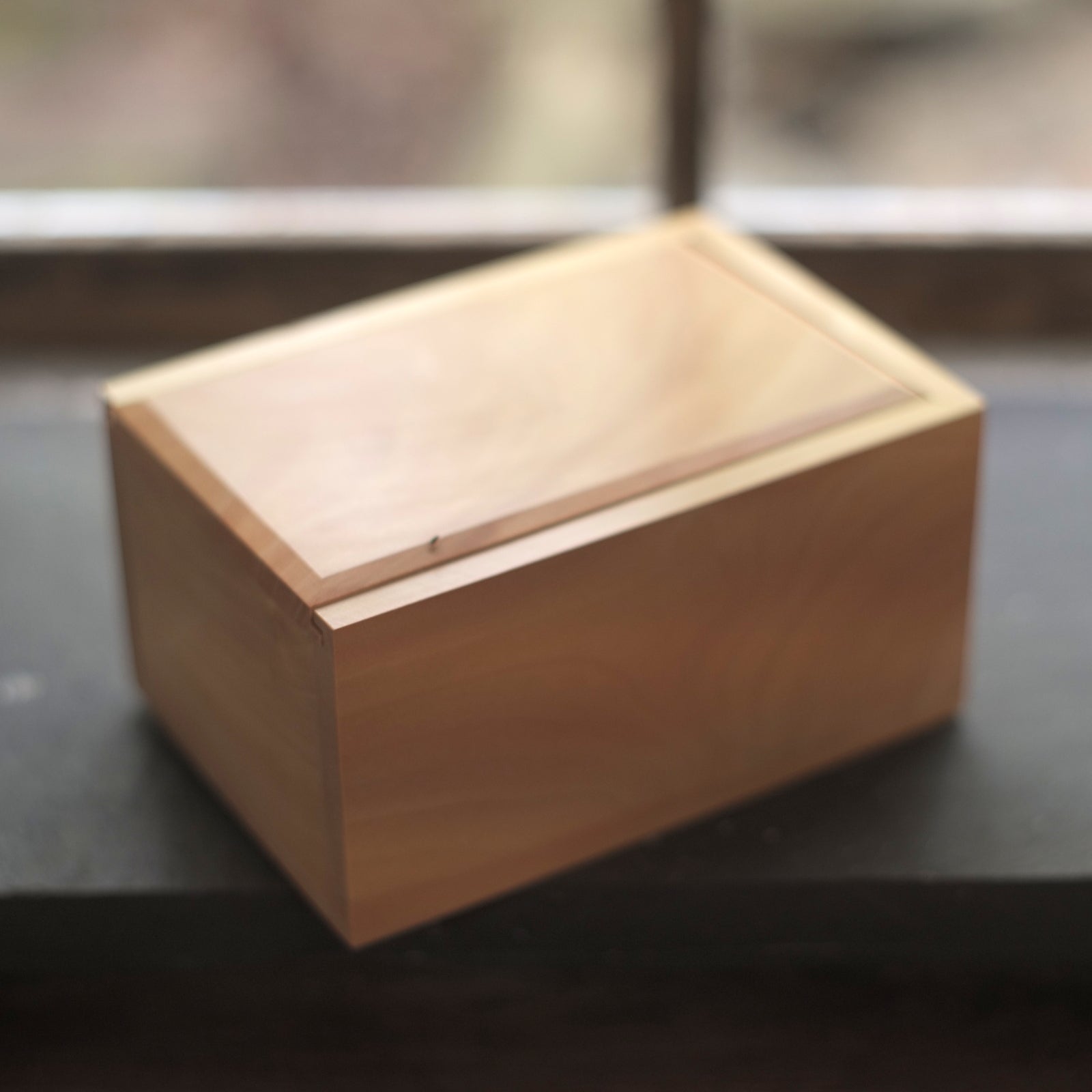 Large Wooden Box with Bottles 3 Large Wooden Box with Bottles