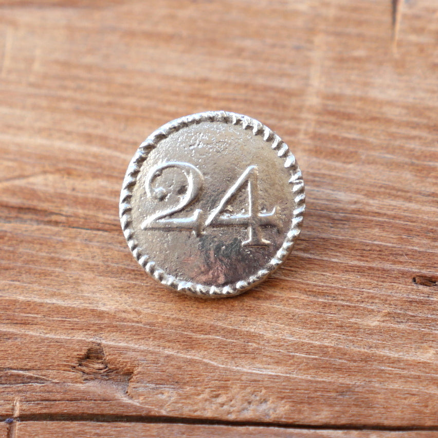 24th Regiment of Foot Buttons (British) 7/8"