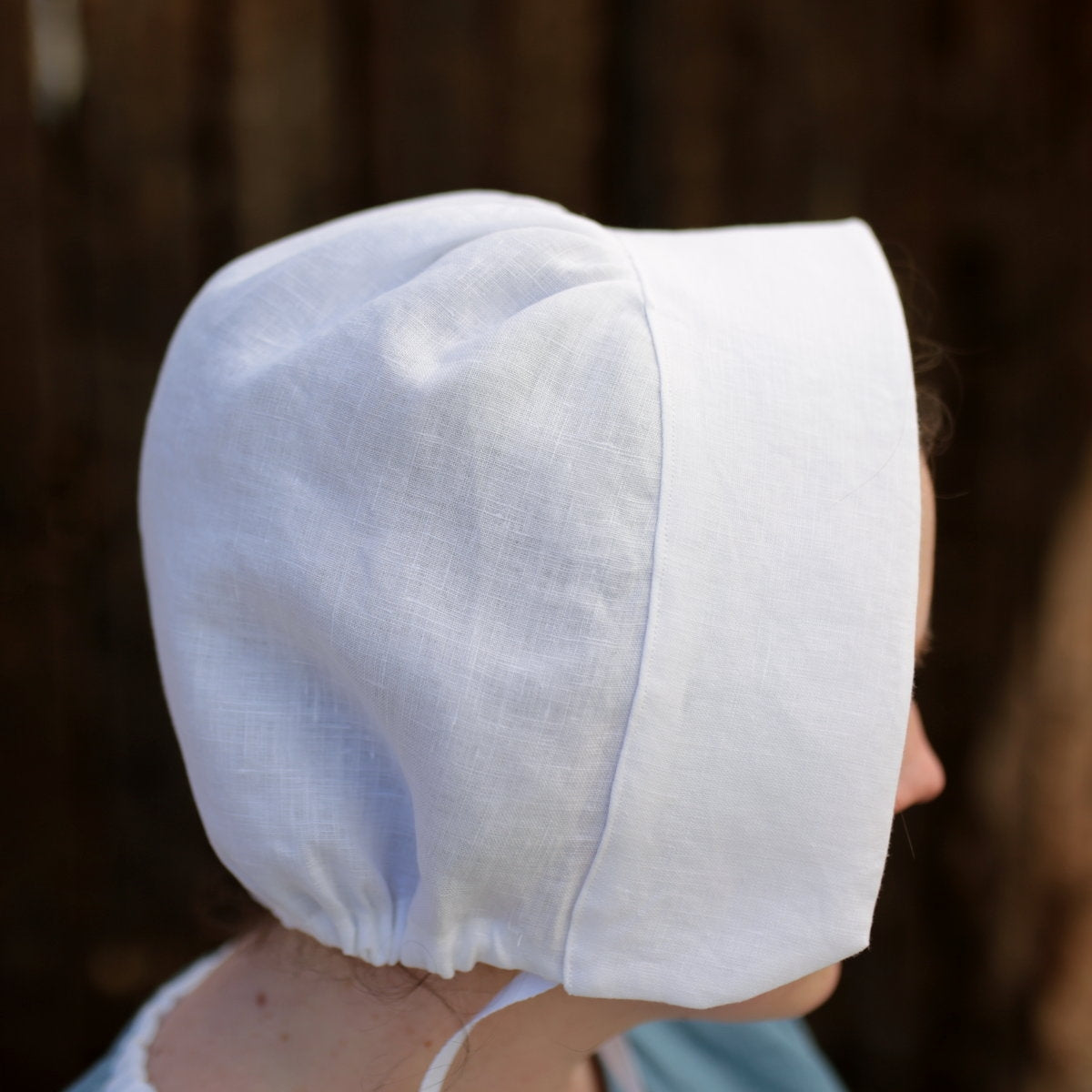 Ladies’ Colonial Cap - White Linen 4 Ladies’ Colonial Cap - White Linen