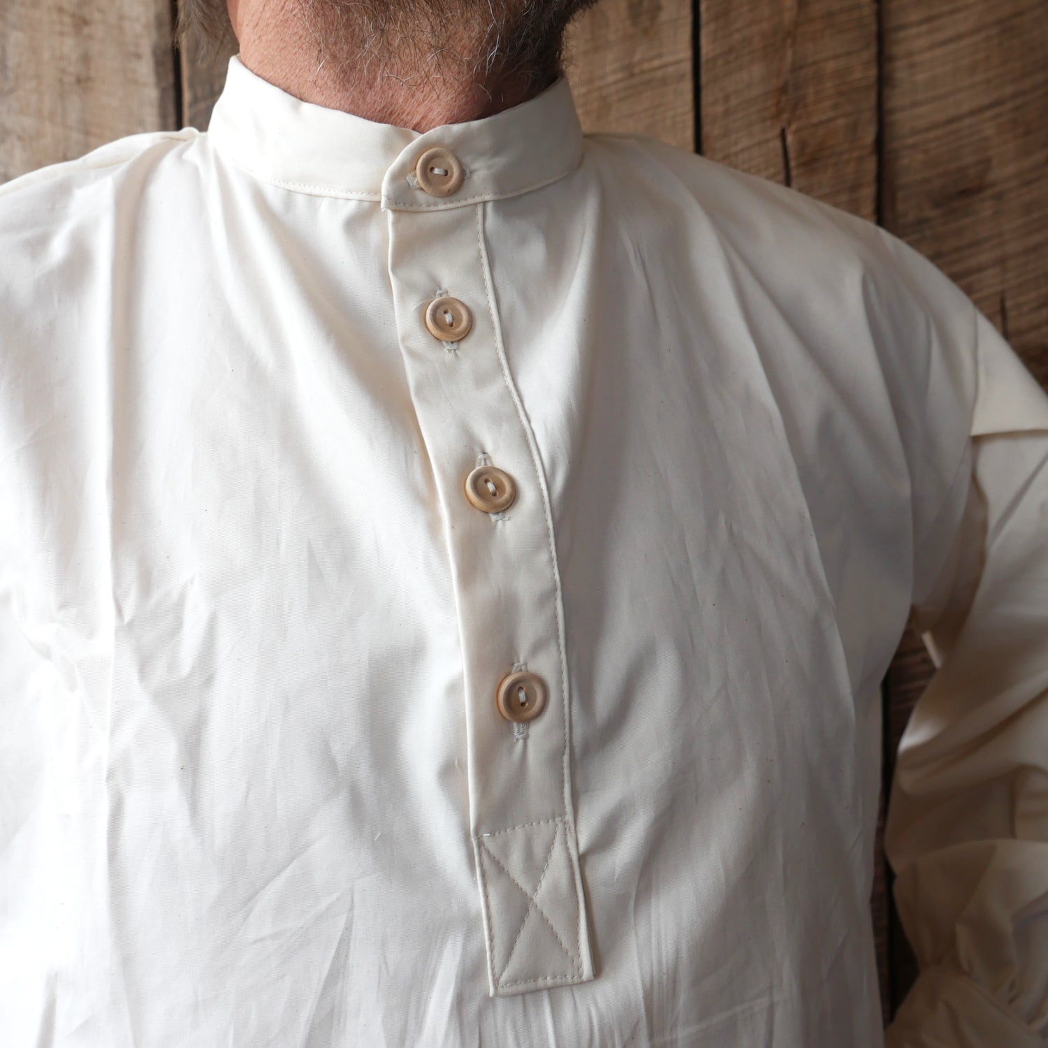 19th C Trade Shirt Off White 4 19th C Trade Shirt Off White
