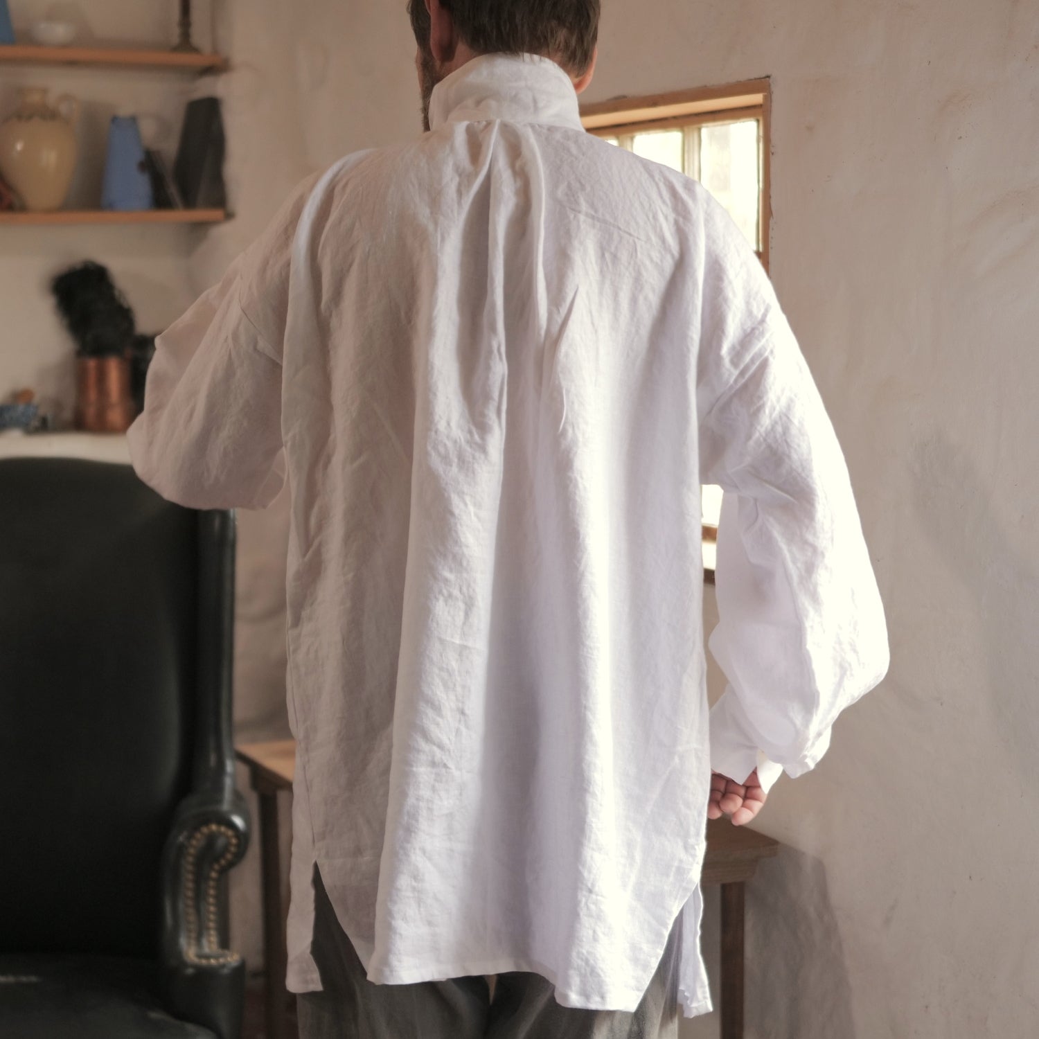 Early 19th Century Empire Shirt in Linen 5 Early 19th Century Empire Shirt in Linen