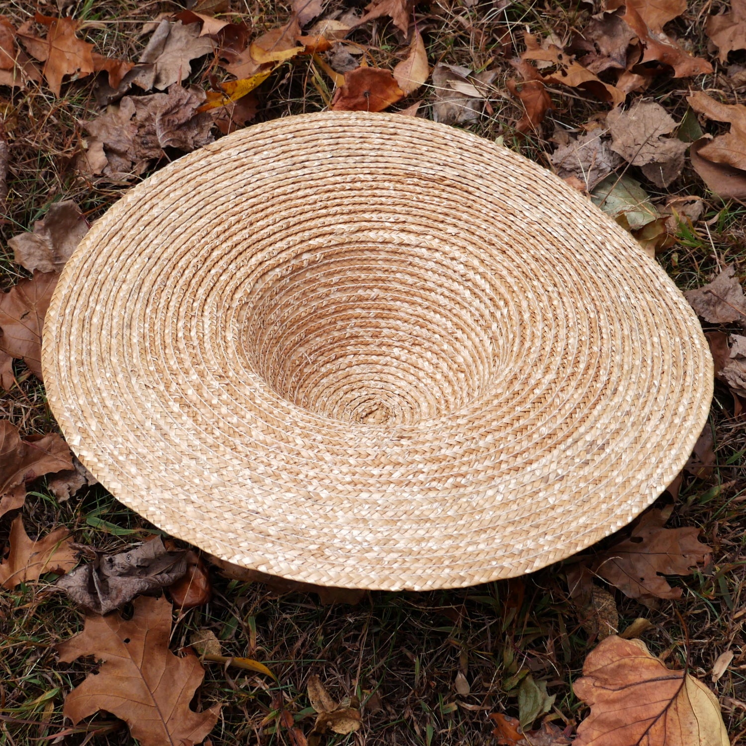 Rounded Straw Hat 18" 3 Rounded Straw Hat 18"