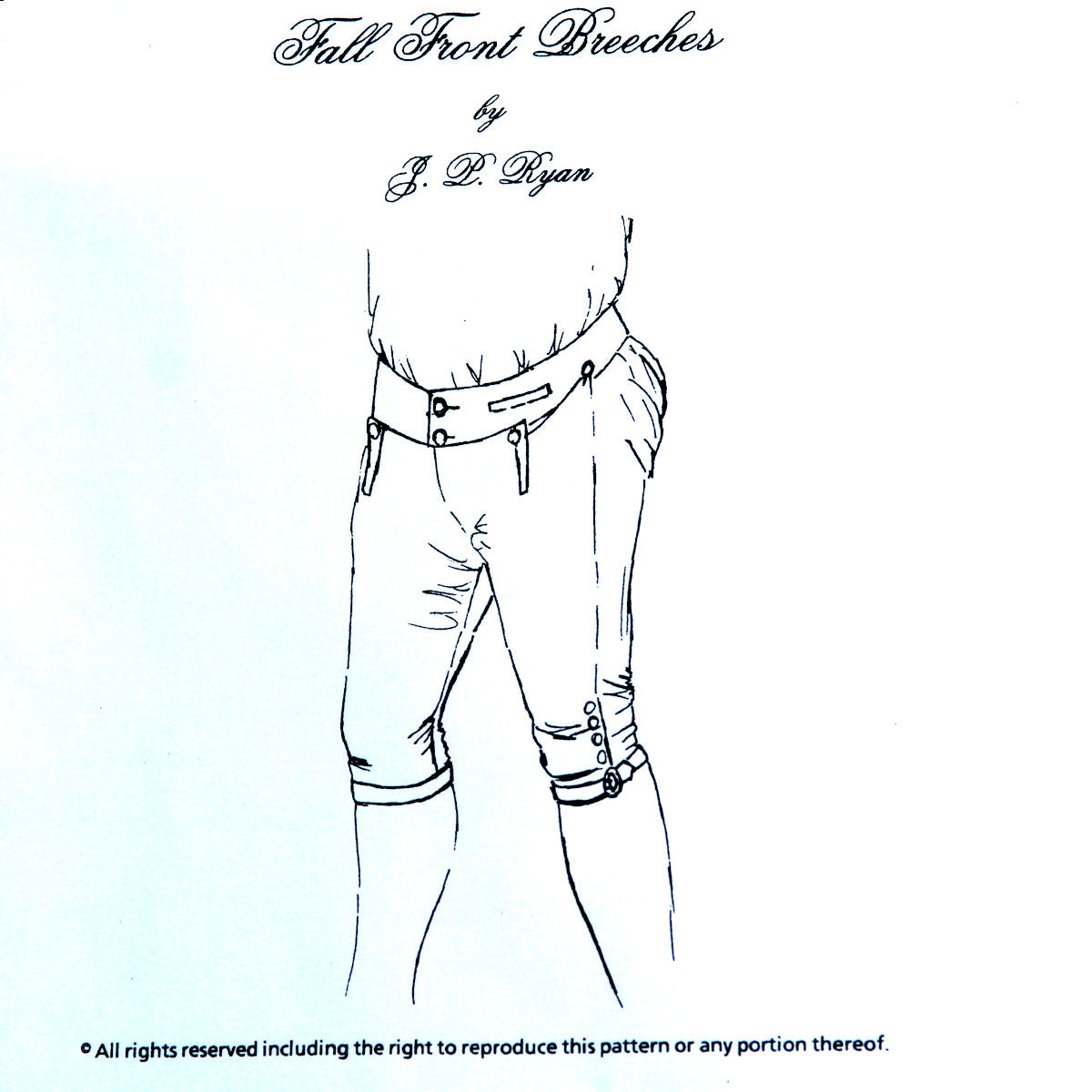JR Men's Fall Front Breeches Pattern