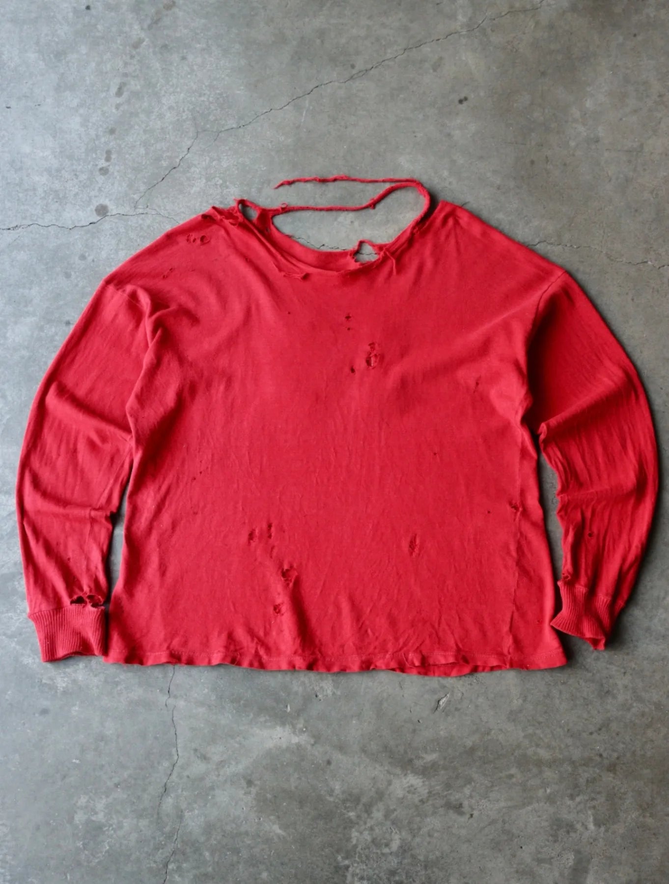 1940S FELT LETTER '10' L/S JERSEY