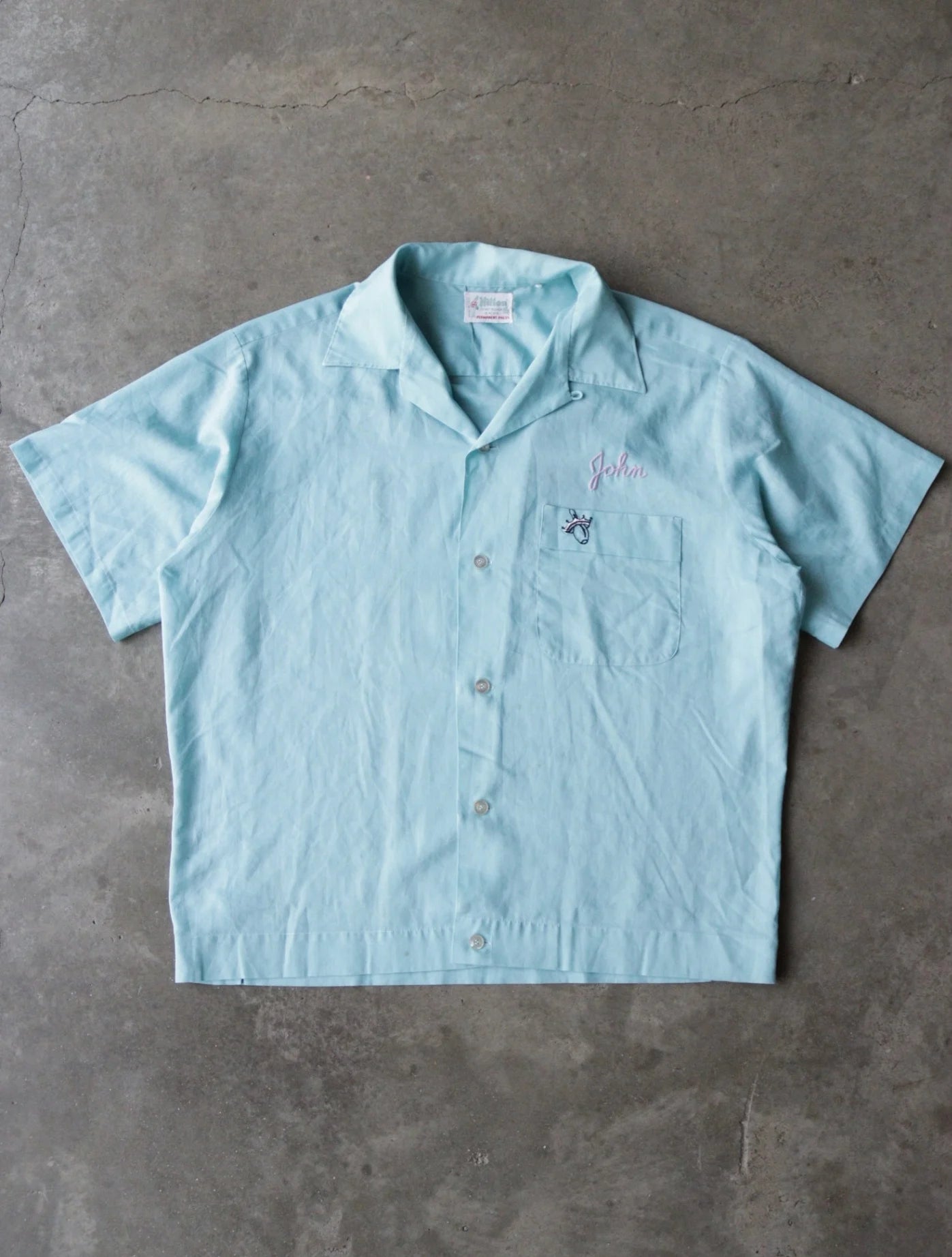 1970S HILTON IT'S COTT BOWLING SHIRT