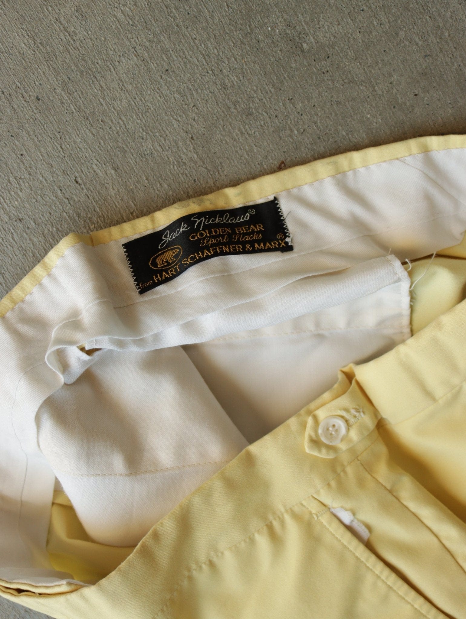 1970S SALMON COTTON TROUSER PANTS 3 1970S SALMON COTTON TROUSER PANTS