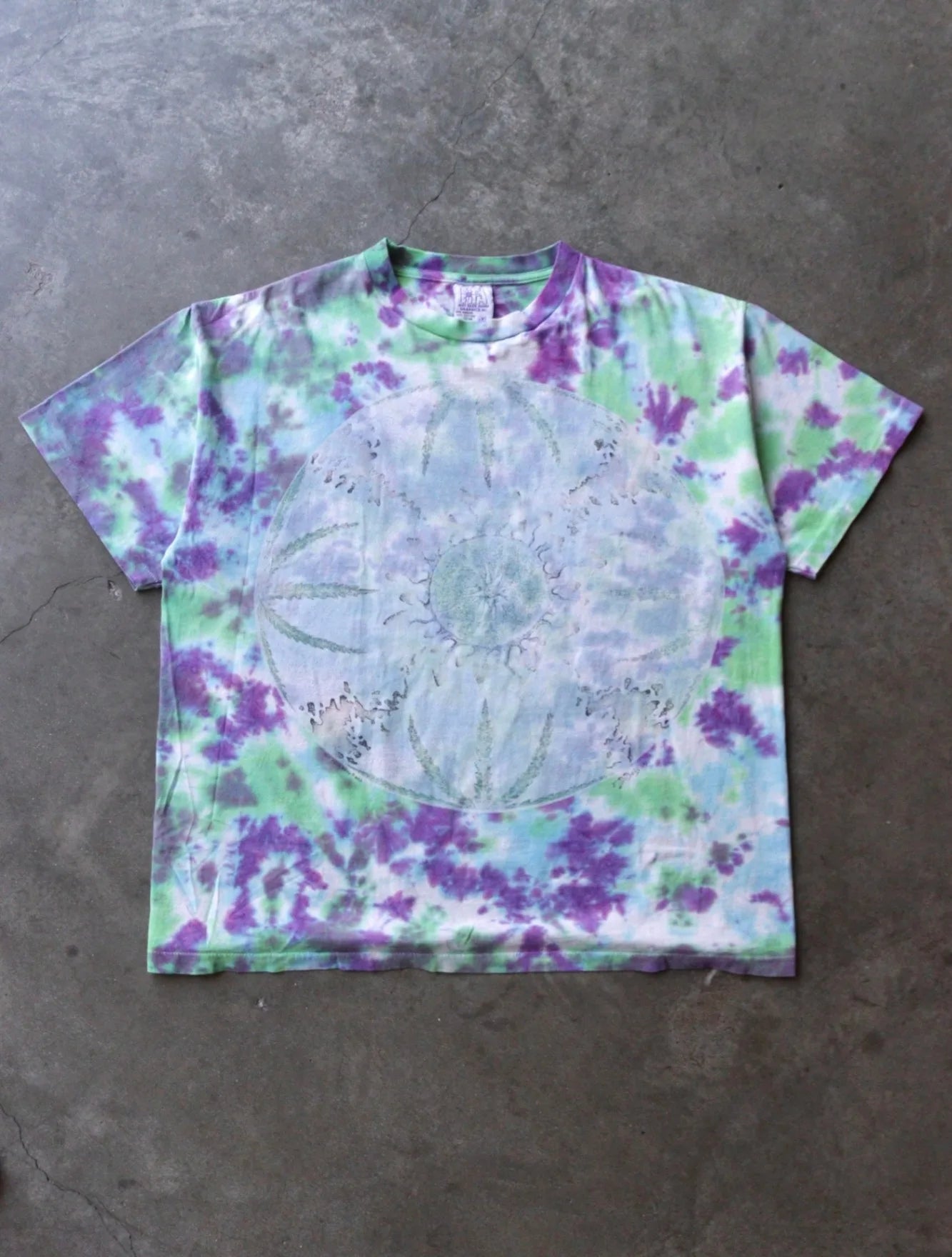1990S 420 TIE-DYE WEED TEE
