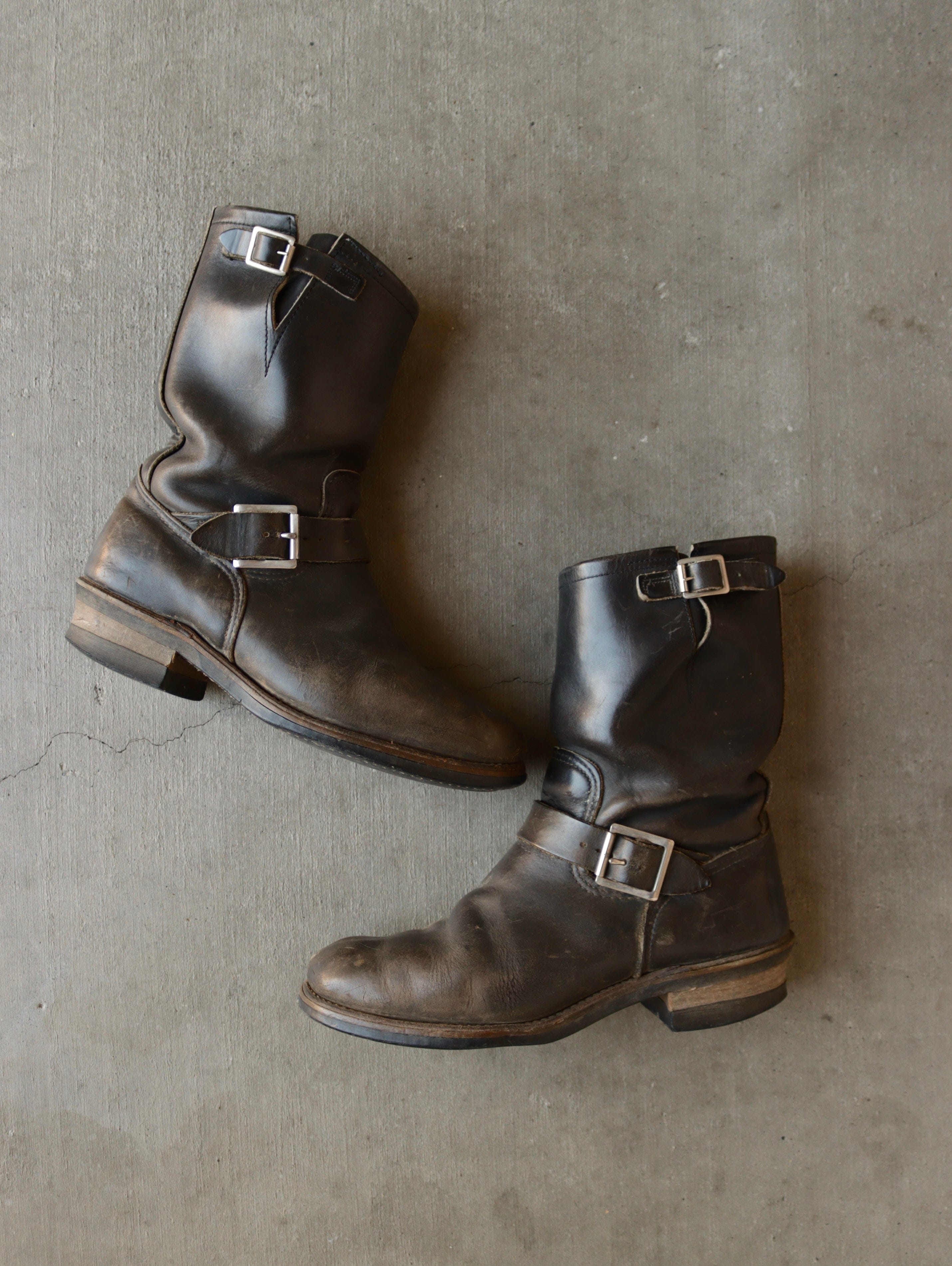1950s ‘Mason’ Engineer Leather Boots - US 8.5-9 1 1950s ‘Mason’ Engineer Leather Boots - US 8.5-9