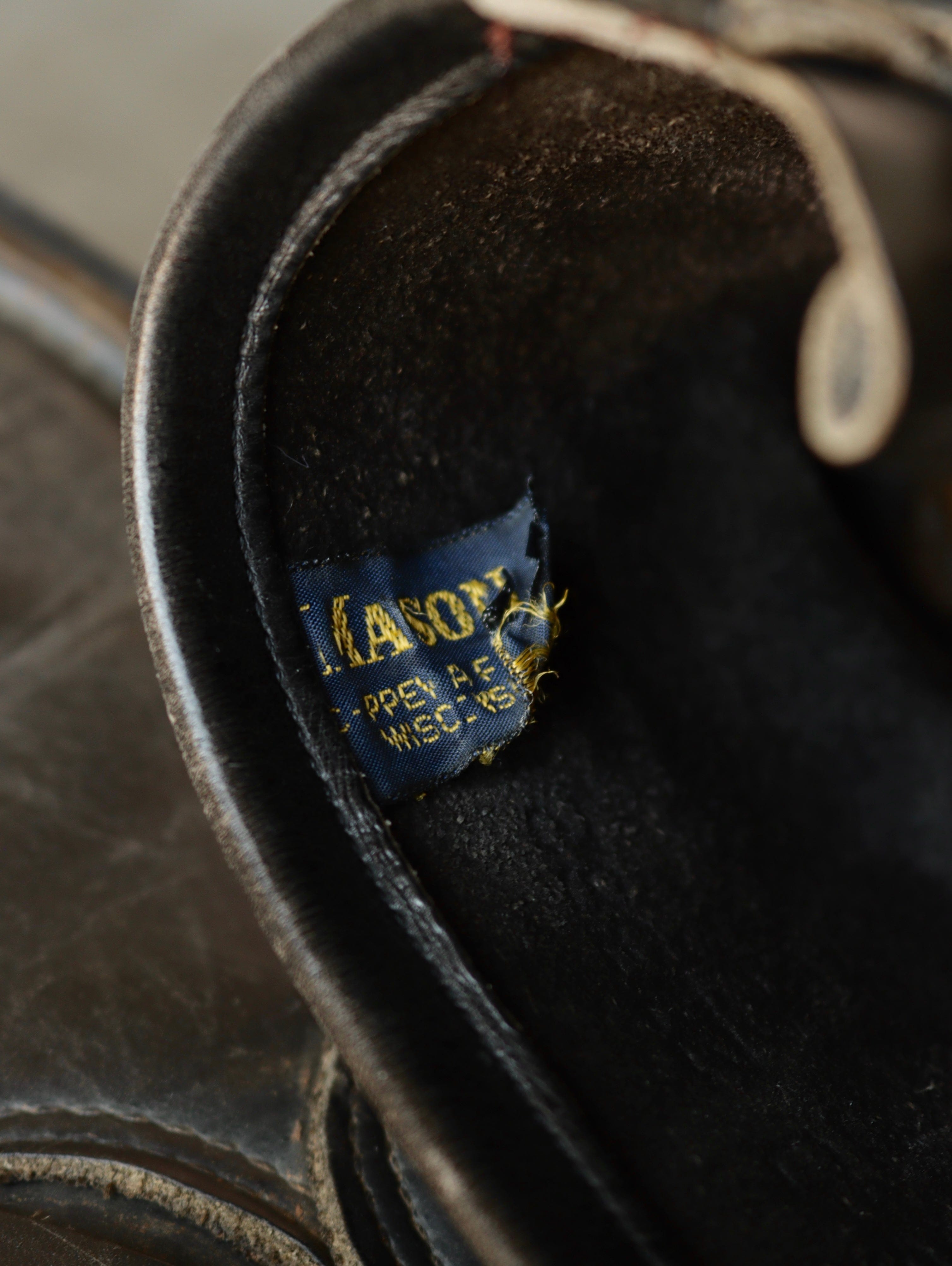 1950s ‘Mason’ Engineer Leather Boots - US 8.5-9 5 1950s ‘Mason’ Engineer Leather Boots - US 8.5-9