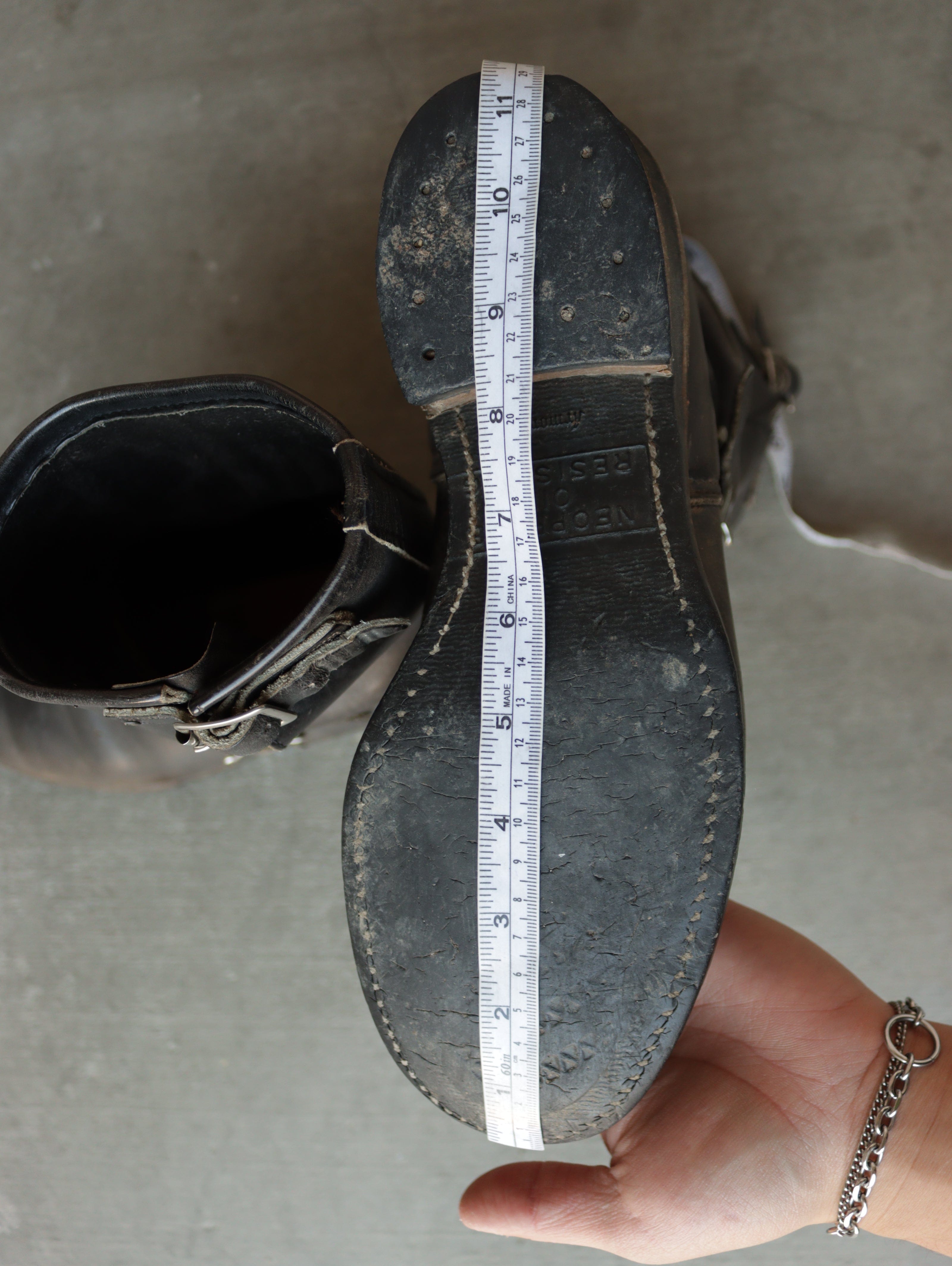 1950s ‘Mason’ Engineer Leather Boots - US 8.5-9 8 1950s ‘Mason’ Engineer Leather Boots - US 8.5-9